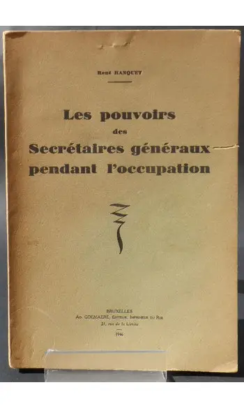 Les pouvoirs des Secrétaires généraux