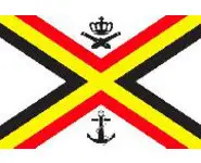 Pavillon composante navale belge