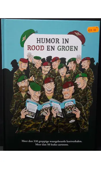 Humor in rood en groen