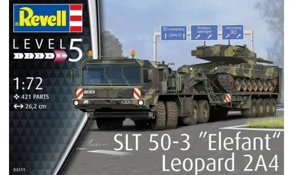 SLT 50-3 "Elefant" + Leopard 2A4 1:72