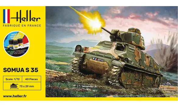 Starter kit Somua S-35 1:72