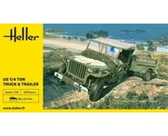 US 1/4 Ton Truck & Trailer 1:72