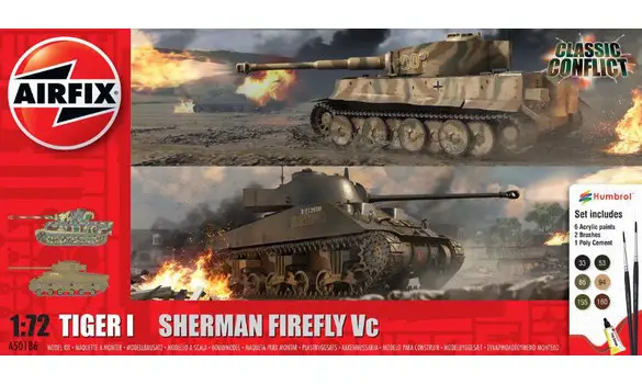 Tiger 1 Sherman Firefly Vc 1:72