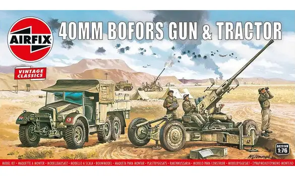 Bofors 40mm Gun & Tractor 1:76