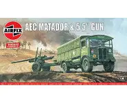 AEC Matador & 5.5inch Gun 1:76