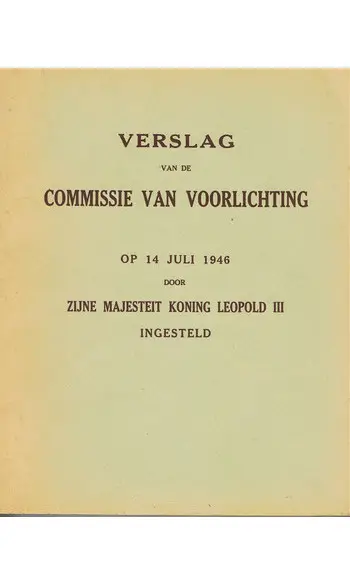 Verslag van de commissie van voorlichtin