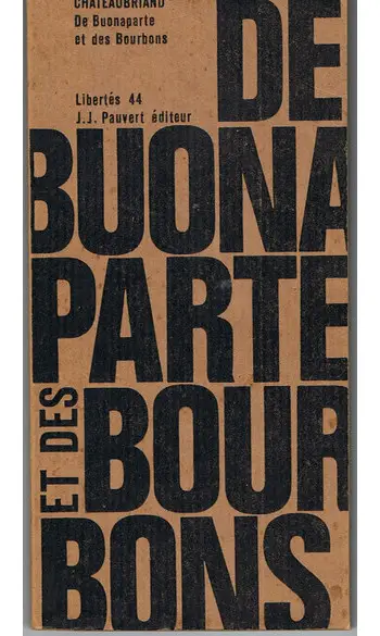 De Buonaparte et des Bourbons