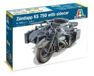 ZUNDAPP KS 750 with Sidecar 1:9