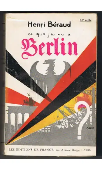 Ce que j'ai vu à Berlin