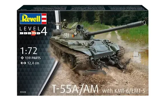 T-55A/AM avec KMT-6/EMT-5 1:72