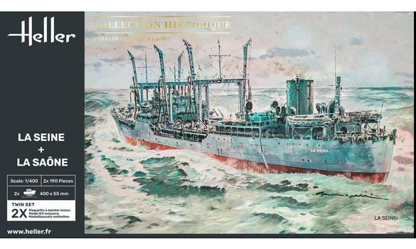 La Seine + La Saône 1:400