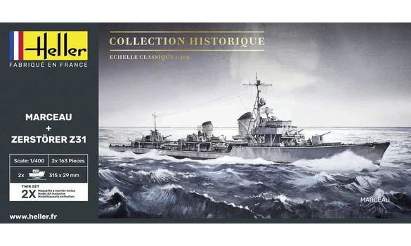 Marceau + Zerstörer Z31 1:400