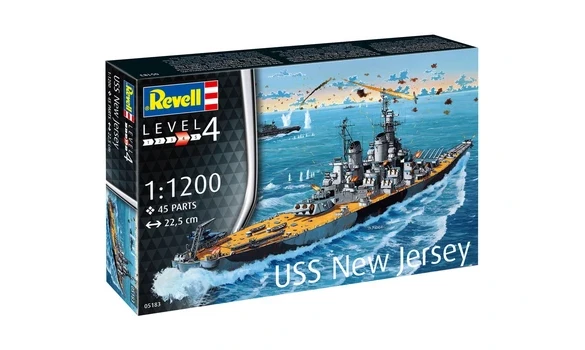 USS New Jersey 1:1200