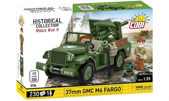 Cobi 3116 37 mm GMC M6 Fargo