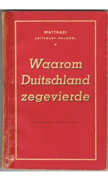 Waarom Duitschland zegevierde