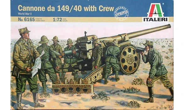 Cannone da 149/40 with crew 1:72