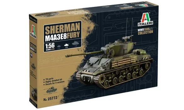 M4A3E8 Sherman Fury 1:56