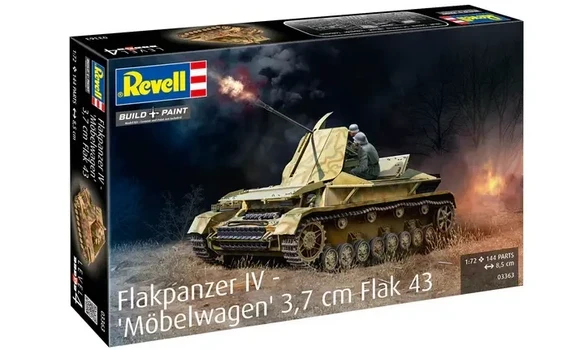 Flakpanzer IV "Möbelwagen" 3.7cm Fl 1:72