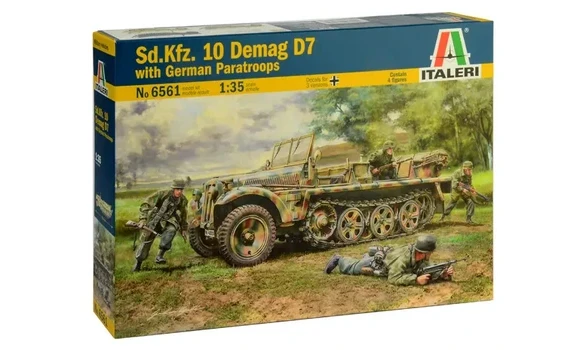 Sd.Kfz. 10 DEMAG D7 with German Par 1:35
