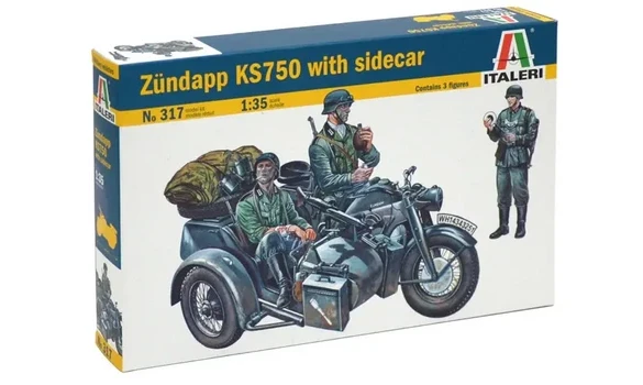 Zundapp KS750 with sidecar 1:35