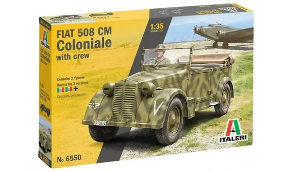 Fiat 508 CM Coloniale with Crew 1:35