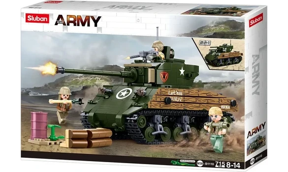 Sluban - Sluban - WWII M4A3 - medium tan