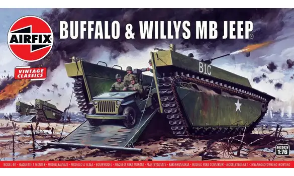 Buffalo & Willys MB Jeep 1:76