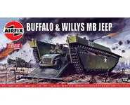 Buffalo & Willys MB Jeep 1:76