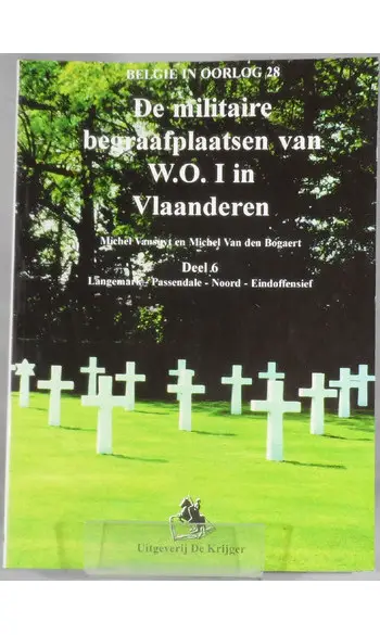 De militaire begraafplaatsen van W.O.I