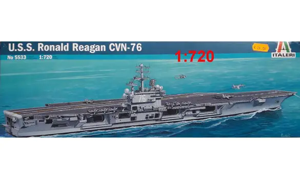 U.S.S. Ronald Reagan CVN-76 1:720